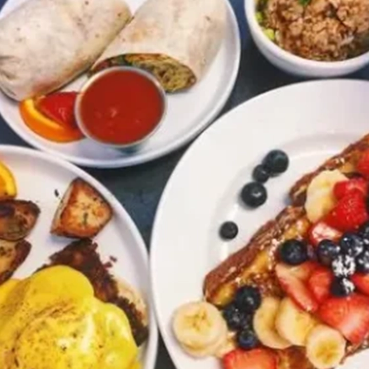 Some of the food selections at Sweet Eʻs.