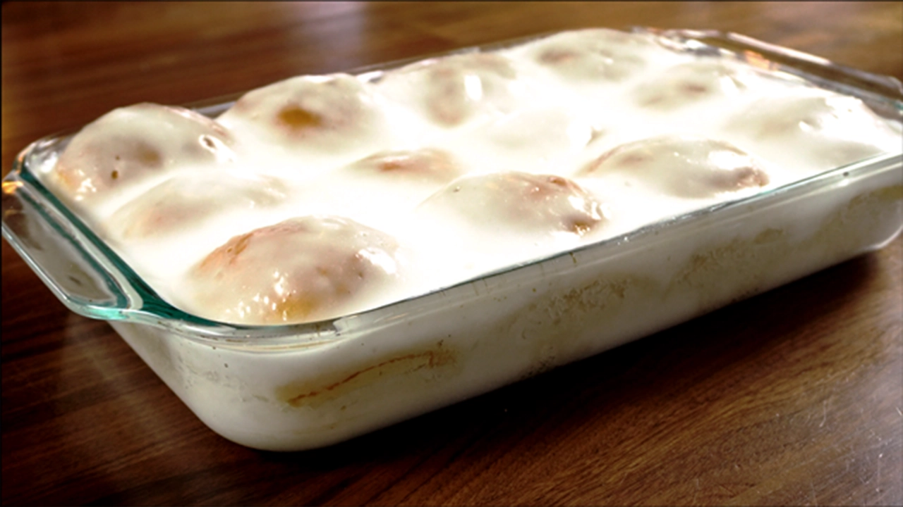 Tasty looking pani popo rolls fresh from the oven