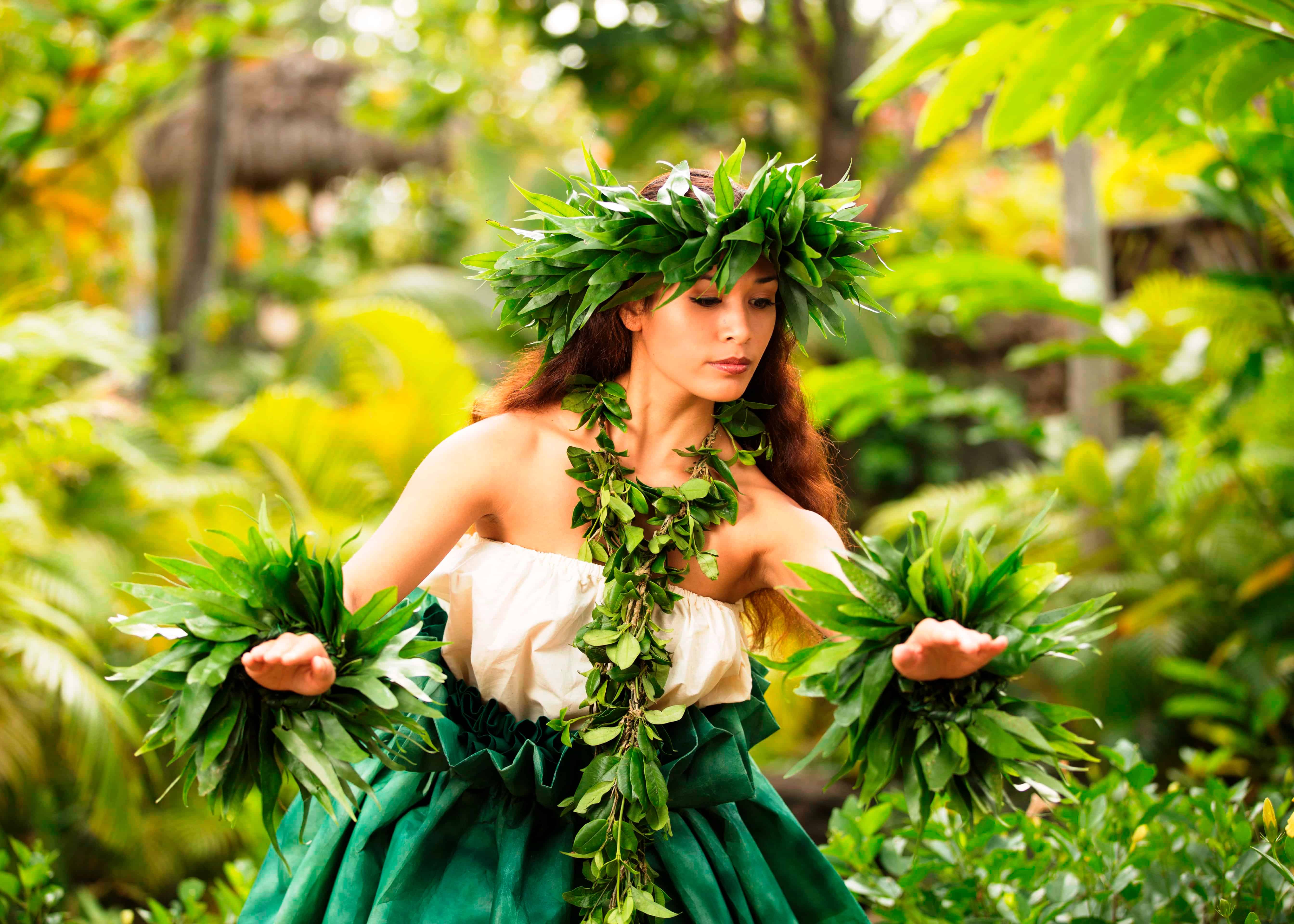 Best Oahu Luau - Wahine Dancing Hula